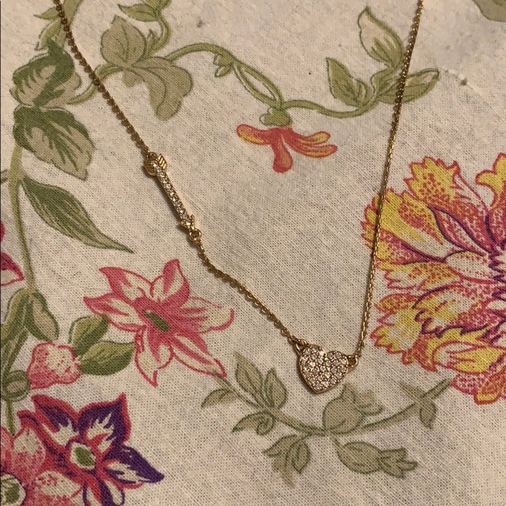 Kate Spade Heart and Arrow Necklace